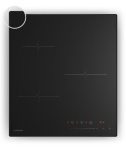 Klarstein Velaire indukciós főzőlap | Elegáns, minimalista, helytakarékos | 3 főzőzóna | 5500 W | 45 cm