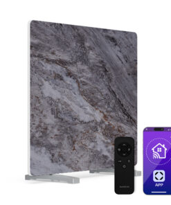Klarstein MarmoHeat infravörös panel | 420 W | 4-8 m² | márvány dizájn | 70 cm x 63 cm