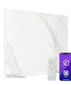 Klarstein MarmoHeat infravörös panel | 600 W | 5 - 9 m² | márvány dizájn | 70 cm x 100 cm