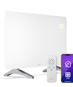 Klarstein Wonderglass infravörös panel | 480 W | 5-9 m² | Modern üveg dizájn | 90 cm x 58 cm