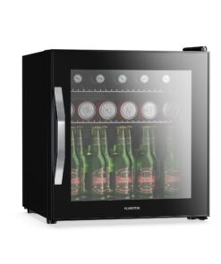 Klarstein Beersafe italhűtő tükörüveges ajtóval | 44 x 48 cm | LED belső világítás
