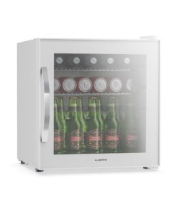 Klarstein Beersafe italhűtő tükörüveg ajtóval | 44 x 48 cm | 85 W | 47 liter | Fehér