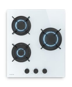 Klarstein Goldflame gázfőzőlap | 3 égős, elektromos gyújtás | földgáz és LPG | 5800 W | 45 cm