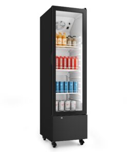 Klarstein GrandCooler Gastro italkhűtő | 163,5 x 43 cm | LED belső világítás | Fekete