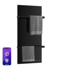 Klarstein HotSpot Crystal Smart infravörös panel | 800 W | 12 m² | Érintőképernyős vezérlés és hangvezérlés