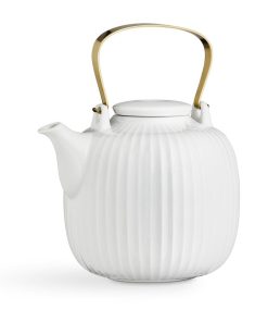 Hammershoi fehér porcelán teáskanna, 1,2 l - Kähler Design